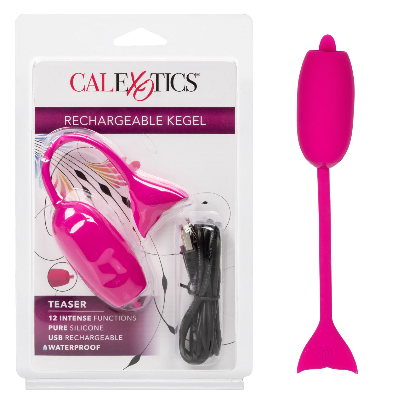 Bola Kegel Ball Piso Pelvico Vibrador Vaginal Recargable Rechargeable Kegel Teaser - Pink
