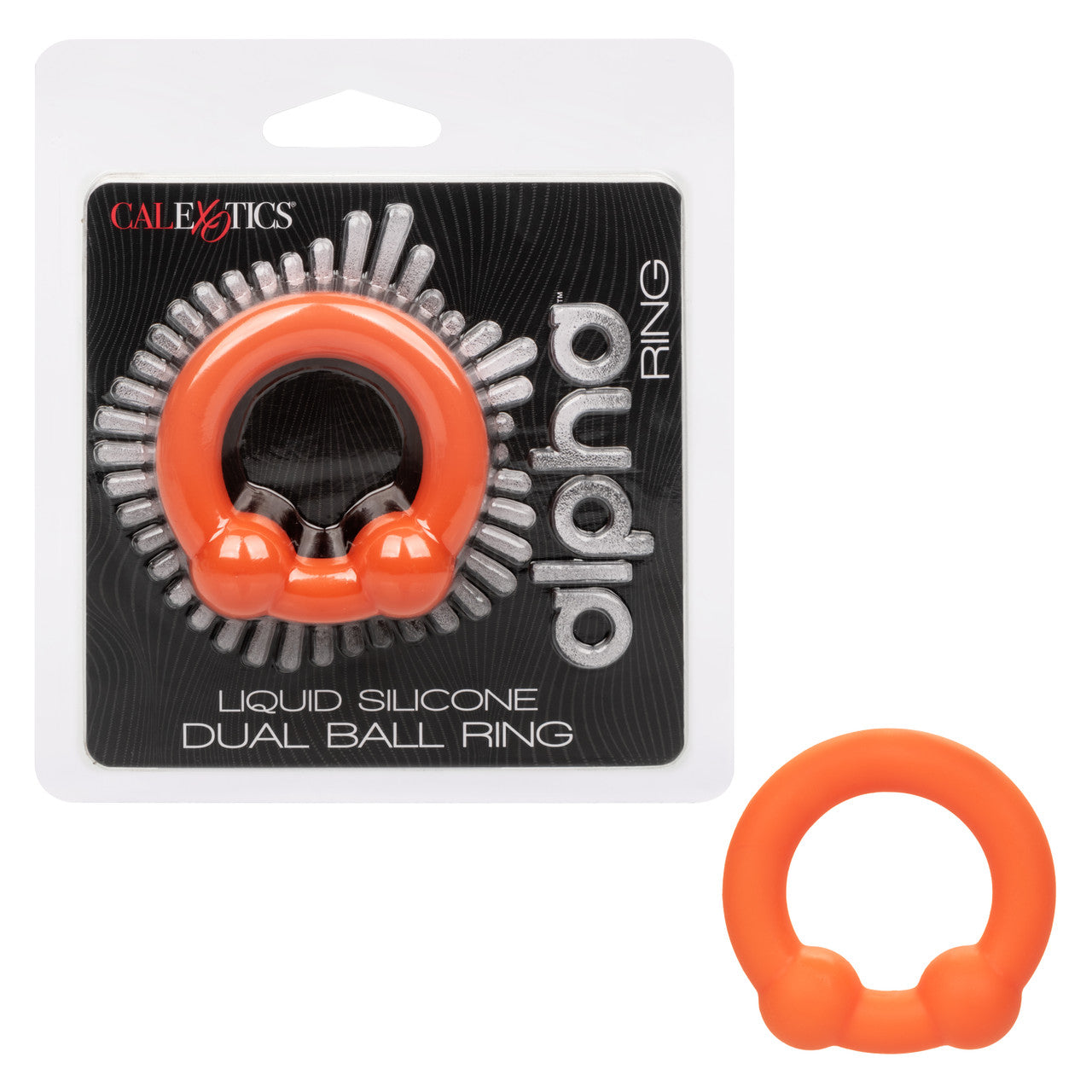 Anillo Para Pene Testículos Silicon Cock Ring Alta Calidad Alpha Liquid Silicone Dual Ball Ring