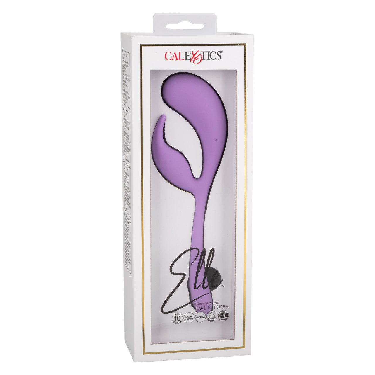 Vibrador Vaginal Recargable Punto G, Clitoris Liquid Silicone Dual Flicker