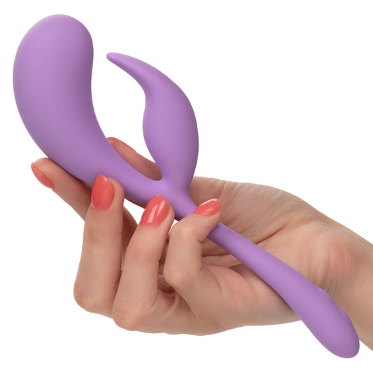 Vibrador Vaginal Recargable Punto G, Clitoris Liquid Silicone Dual Flicker