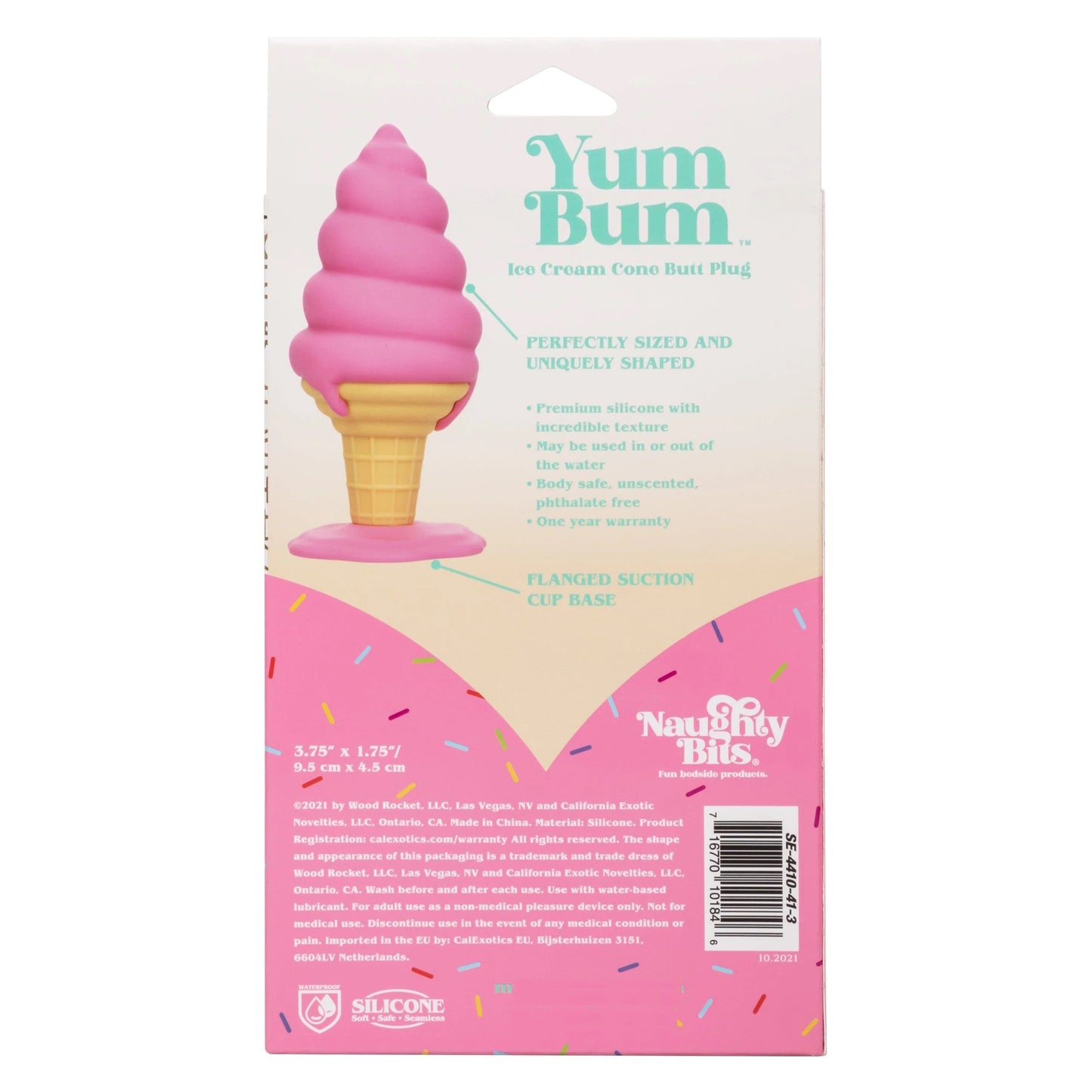 Ice Cream Cone Butt Plug Anal Entrenador Principiantes Sexo Anal Silicon
