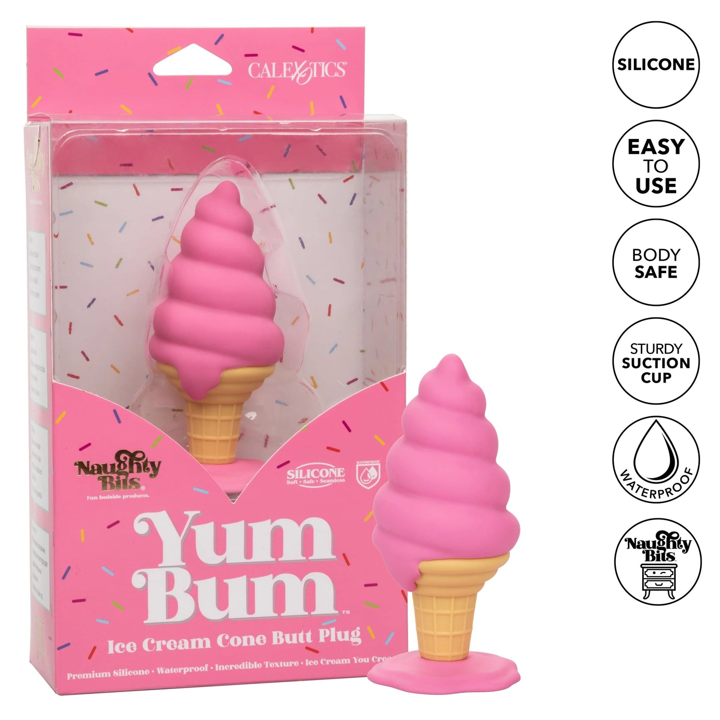 Ice Cream Cone Butt Plug Anal Entrenador Principiantes Sexo Anal Silicon