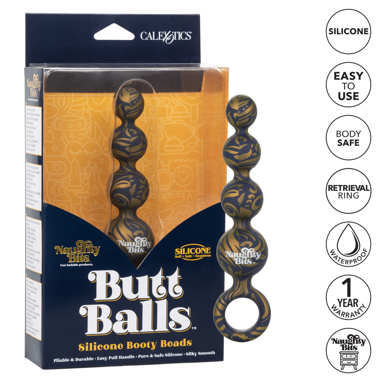 Sexo Anal Bolas Anales Estimulador Silicona Butt Balls Silicone Booty Beads