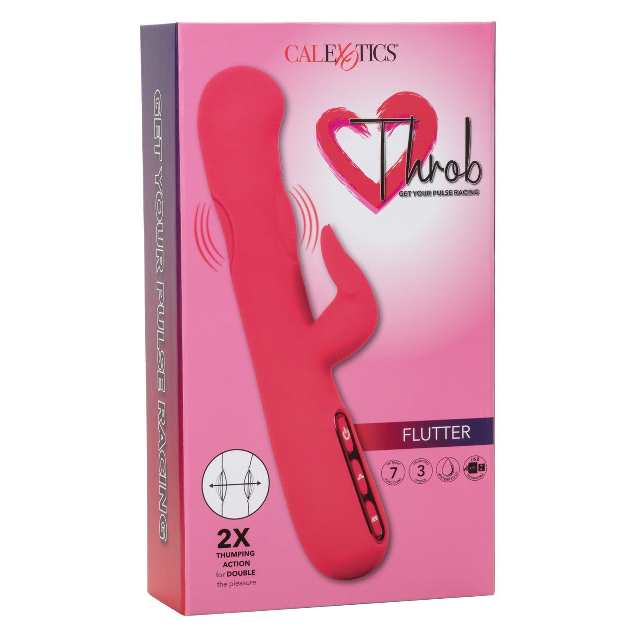 Vibrador Clítoris Punto G De Lujo Recargable Throb Flutter