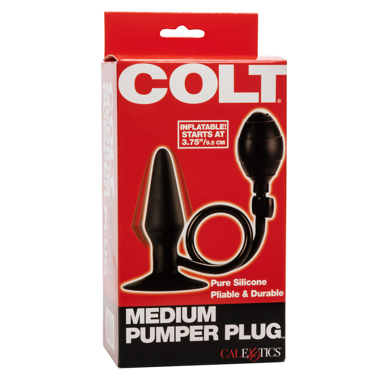 Anal Inflable Expandible Silicon Colt Medium Pumper Plug