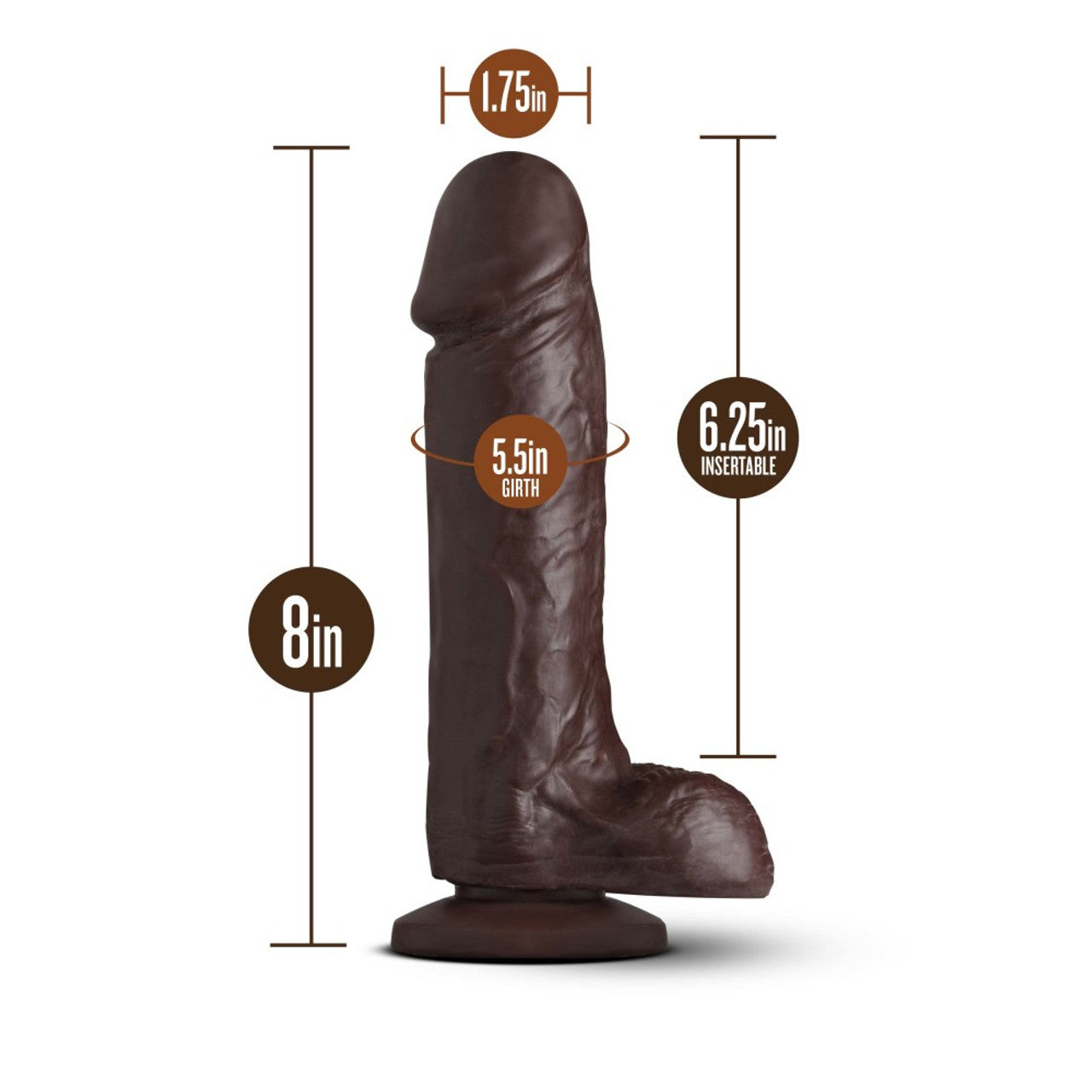 Dildo Grande 20cm Consolador Flexible Principiantes Loverboy