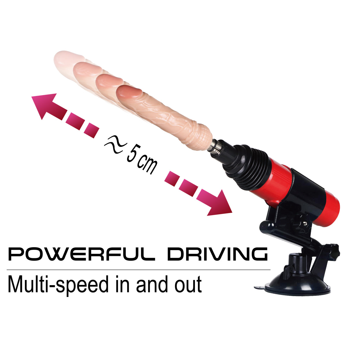 Simulador Sex Machine Consolador Dildo Unisex Potente Estimulador Anal Vaginal