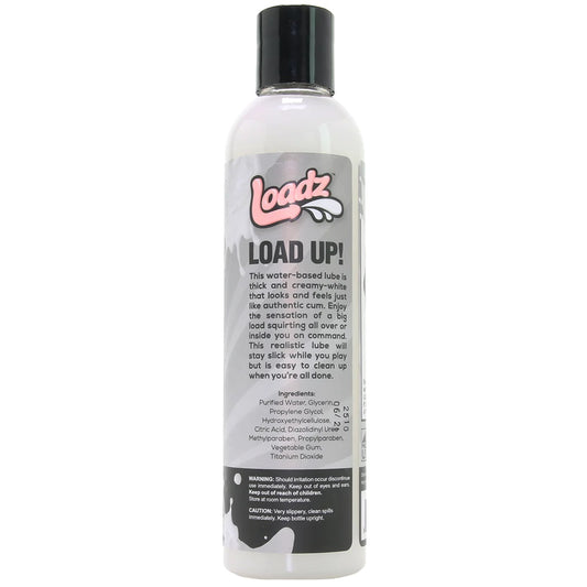 Lubricante Sensación Semen Para Consolador Eyaculador Cum Load Unscented Water-Based Semen Lube- 8 oz