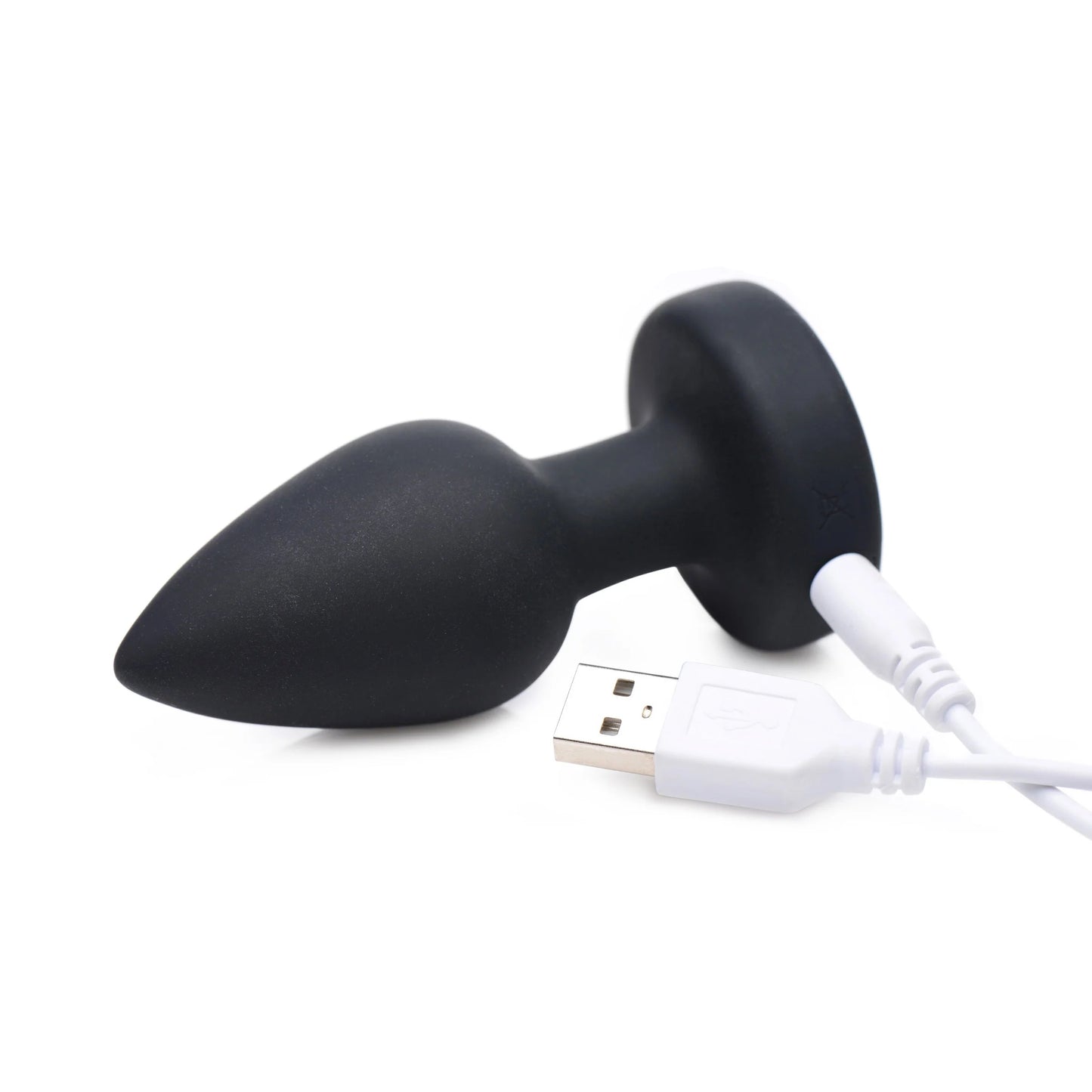 Anal Plug Led Luces Estimulador Vibrador Control 7x Light Up Rechargeable Anal Plug - Small