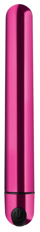 Vibrador Unisex Consolador Bala Vibrador 18cm Recargable Metallic Bang! Pink