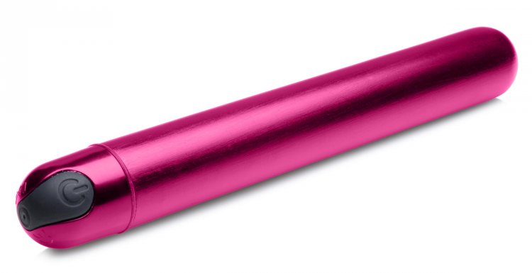 Vibrador Unisex Consolador Bala Vibrador 18cm Recargable Metallic Bang! Pink
