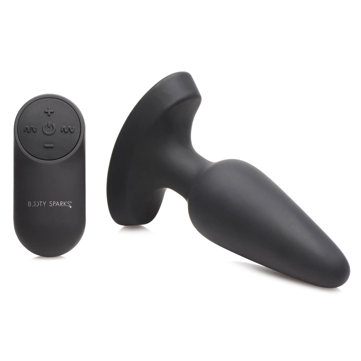 Vibrador Laser Plug Anal Estimulador Silicon Laser Heart Medium Anal Plug With Remote Control