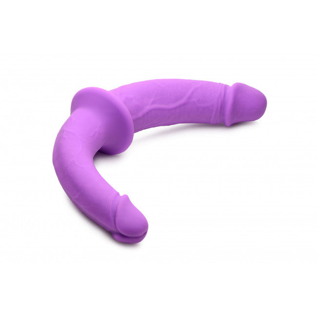 Dildo Consolador Doble Penetración Flexible Juego De Roles Double Charmer Silicone Double Dildo With Harness