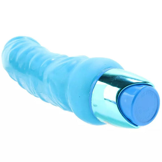 Vibrador Consolador Multi Velocidad Discreto 16cm Classix Mr. Right Vibe Blue