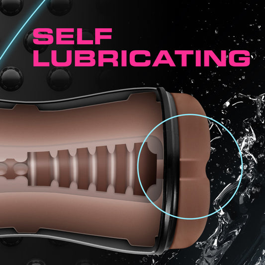 Masturbador Realista Ano Hombre Apretado Suave Loverboy - The DJ - Self Lubricating Stroker - Brown