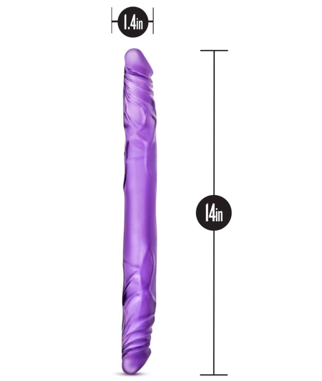Dildo Doble Penetracion Estimulador Dual Consolador Dildo Doble Consolador Realista 14puLG Double Dong 35cm