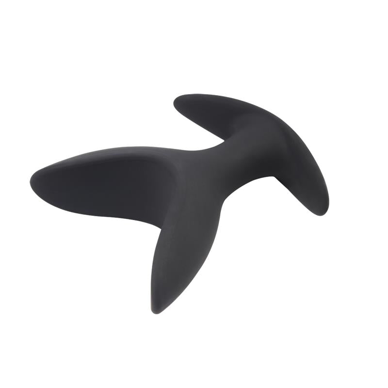 Plug Anal Se Expande Anchor 11cm Gaping Black Mont Silicona Anal