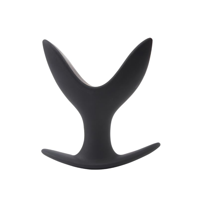 Plug Anal Se Expande Anchor 11cm Gaping Black Mont Silicona Anal