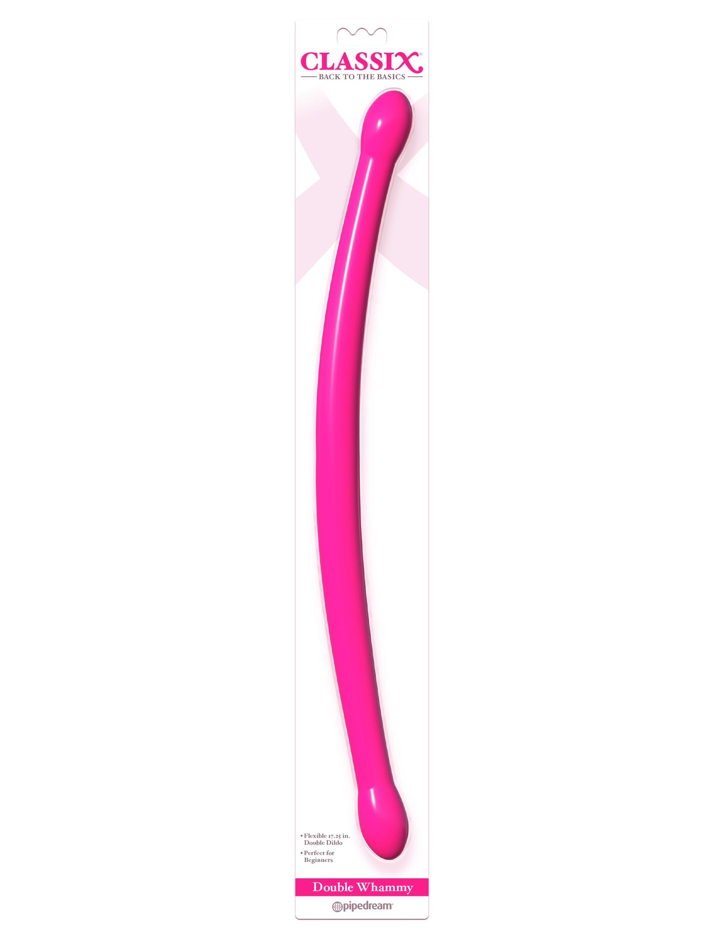 Dildo Consolador Flexible Doble Penetración Principiantes Classix Double Whammy Dildo