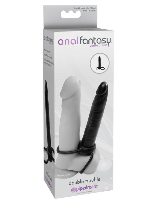 Dildo Con Anillo Para Doble Penetración Anal Fetish Double Trouble
