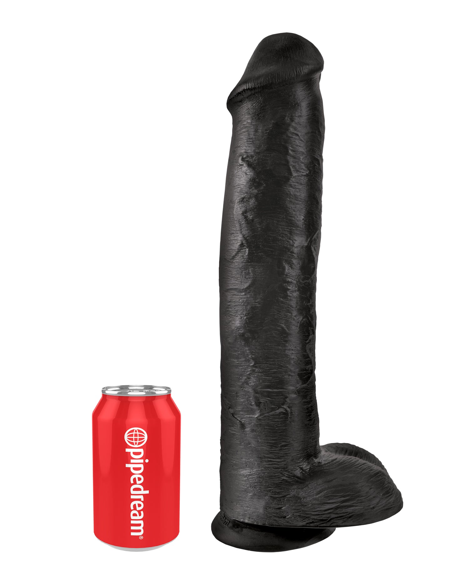 Copia de Dildo King Cock Pene 15 PuLG 38cm Grueso, Con Copa Succión KING COCK 15 COCK WITH BALLS – BLACK