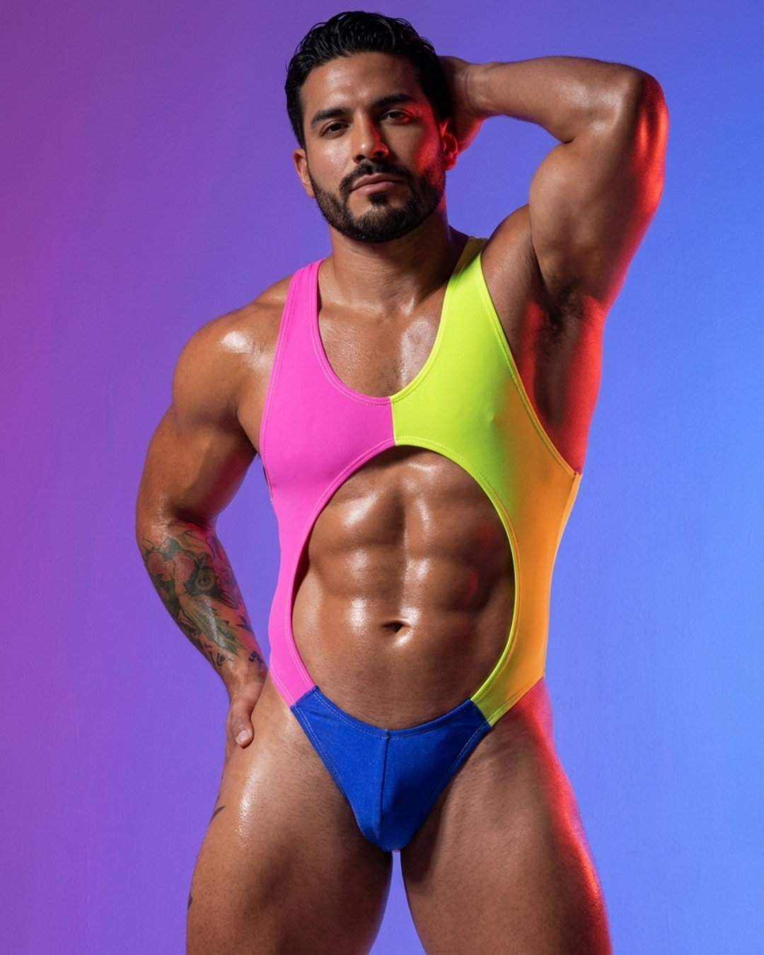 Body Hombre Lenceria Underwear Singlet Jockstrap Tanga Pride