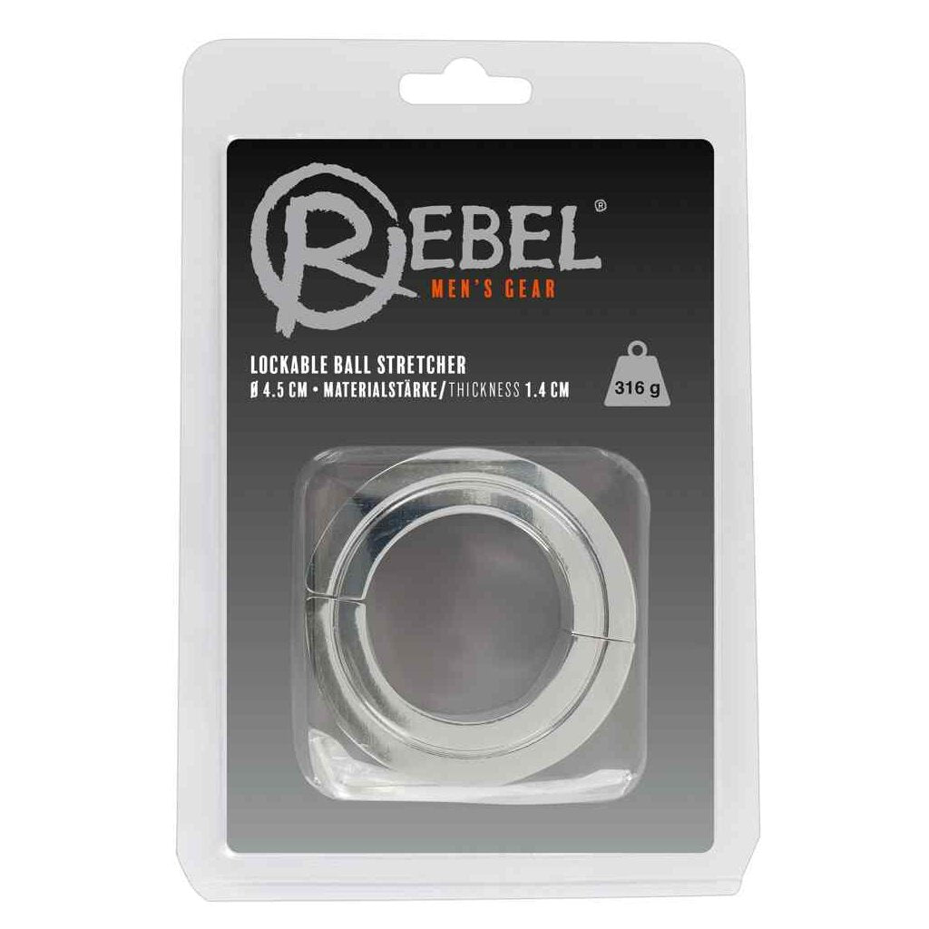 Anillo Pene Grande Grueso Metallic Cock Prolonga Erección Lockable Cock and Ball Ring