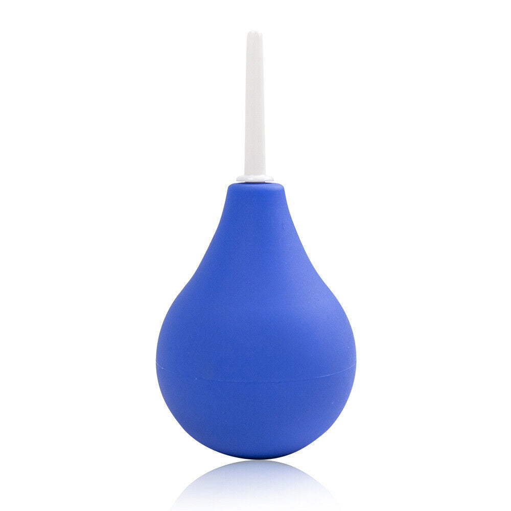 Enema Higiene Intima Ducha Anal Lavado Rectal Baño Unisex Azul