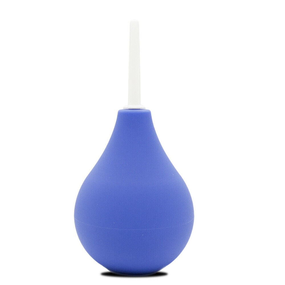Enema Higiene Intima Ducha Anal Lavado Rectal Baño Unisex Azul