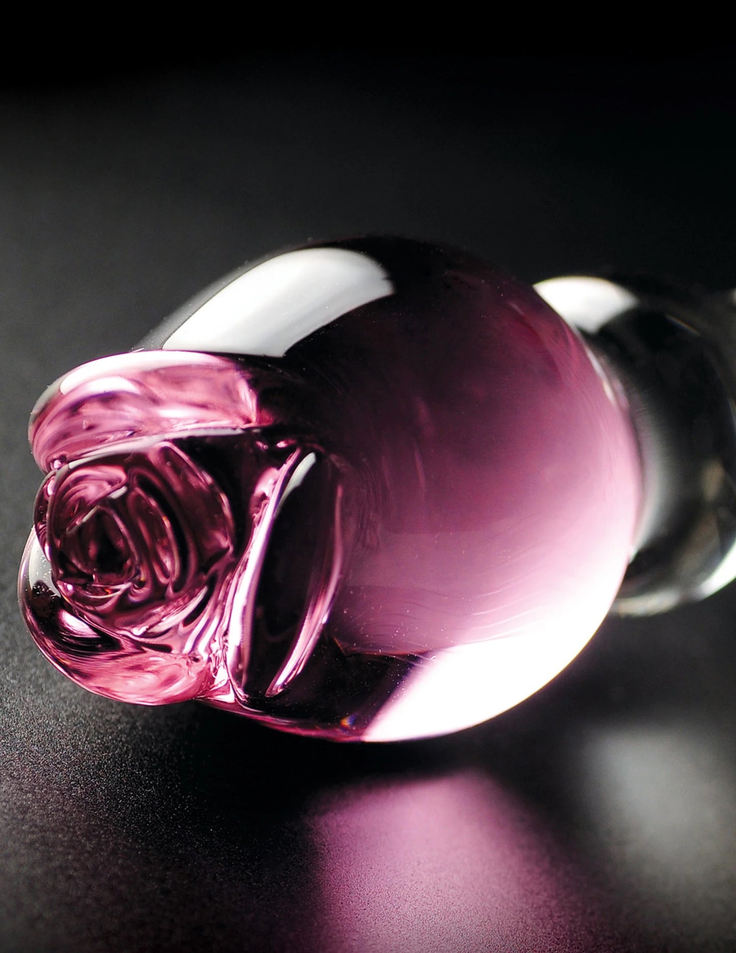 Varita Dildo Consolador Cristal Rosa Discreto Icicles No. 12