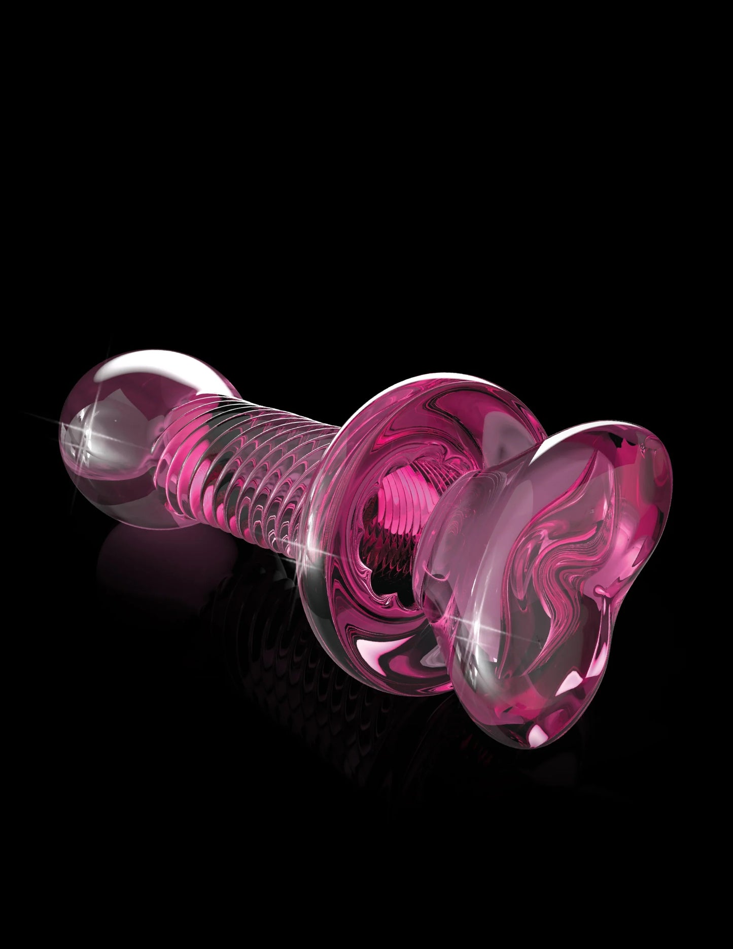 Hermoso Juguetes Anal Dildo Consolador Cristal Icicles 82 Estimulador Rosa