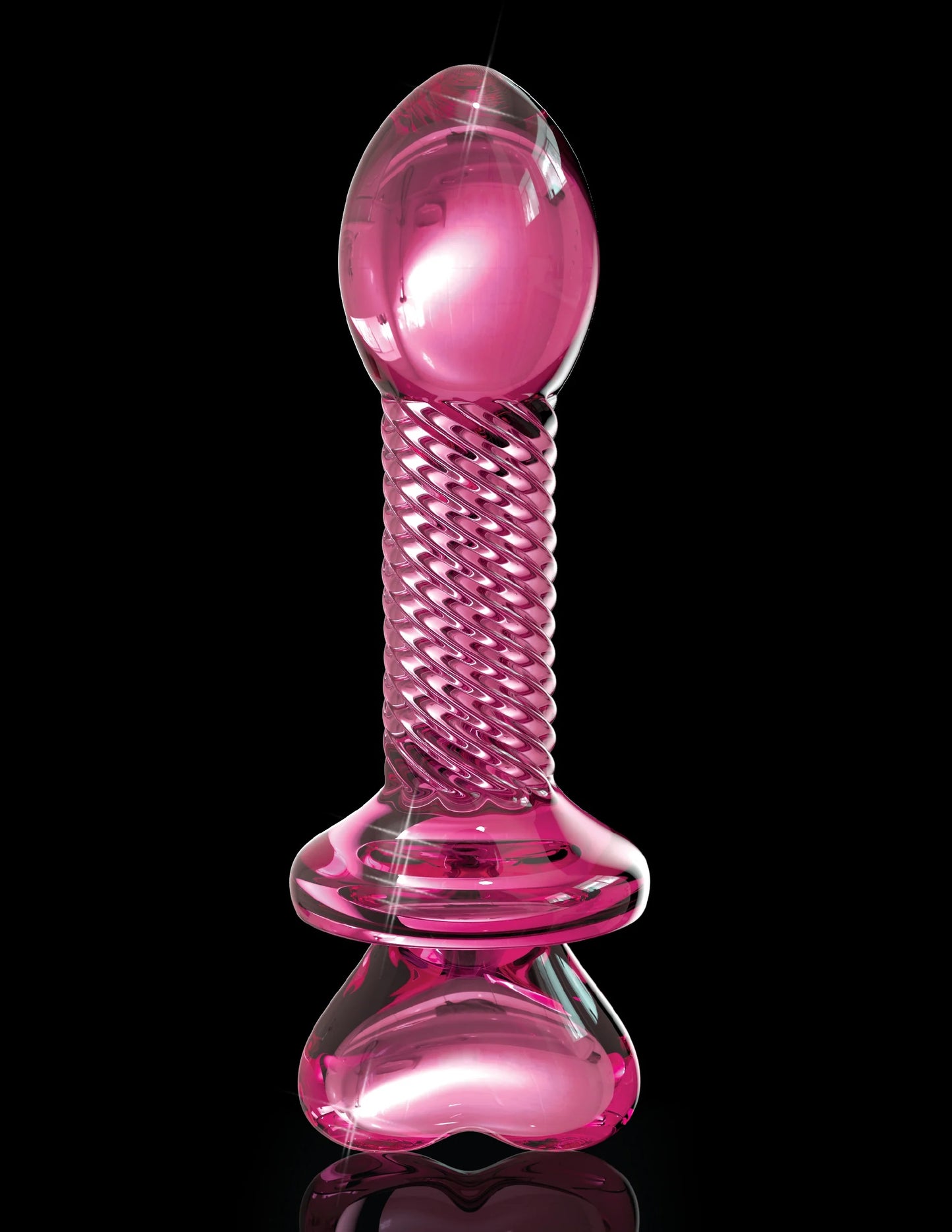 Hermoso Juguetes Anal Dildo Consolador Cristal Icicles 82 Estimulador Rosa
