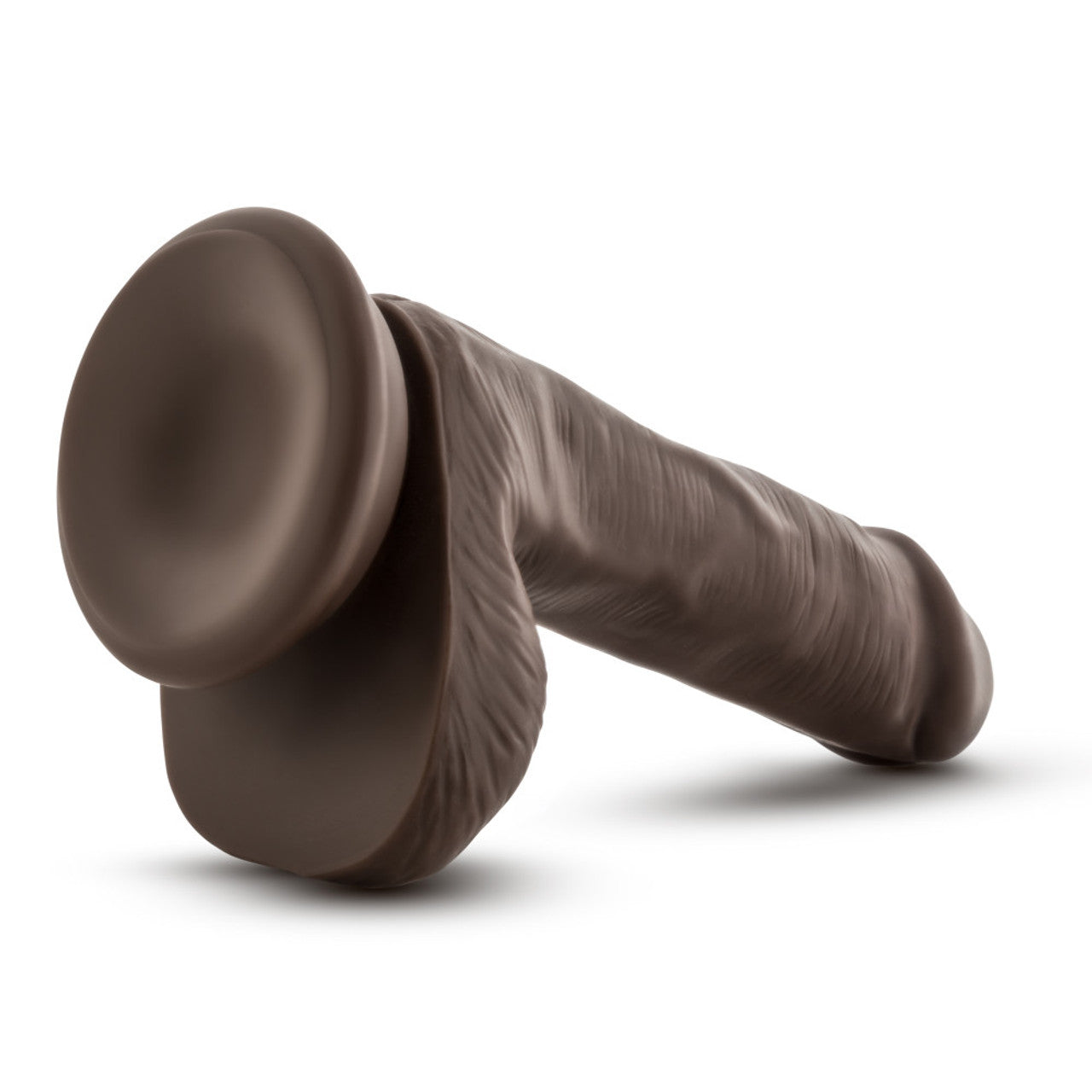 Dildo 15cm Moreno Consolador Flexible Principiantes Loverboy - Top Gun Tommy - Chocolate