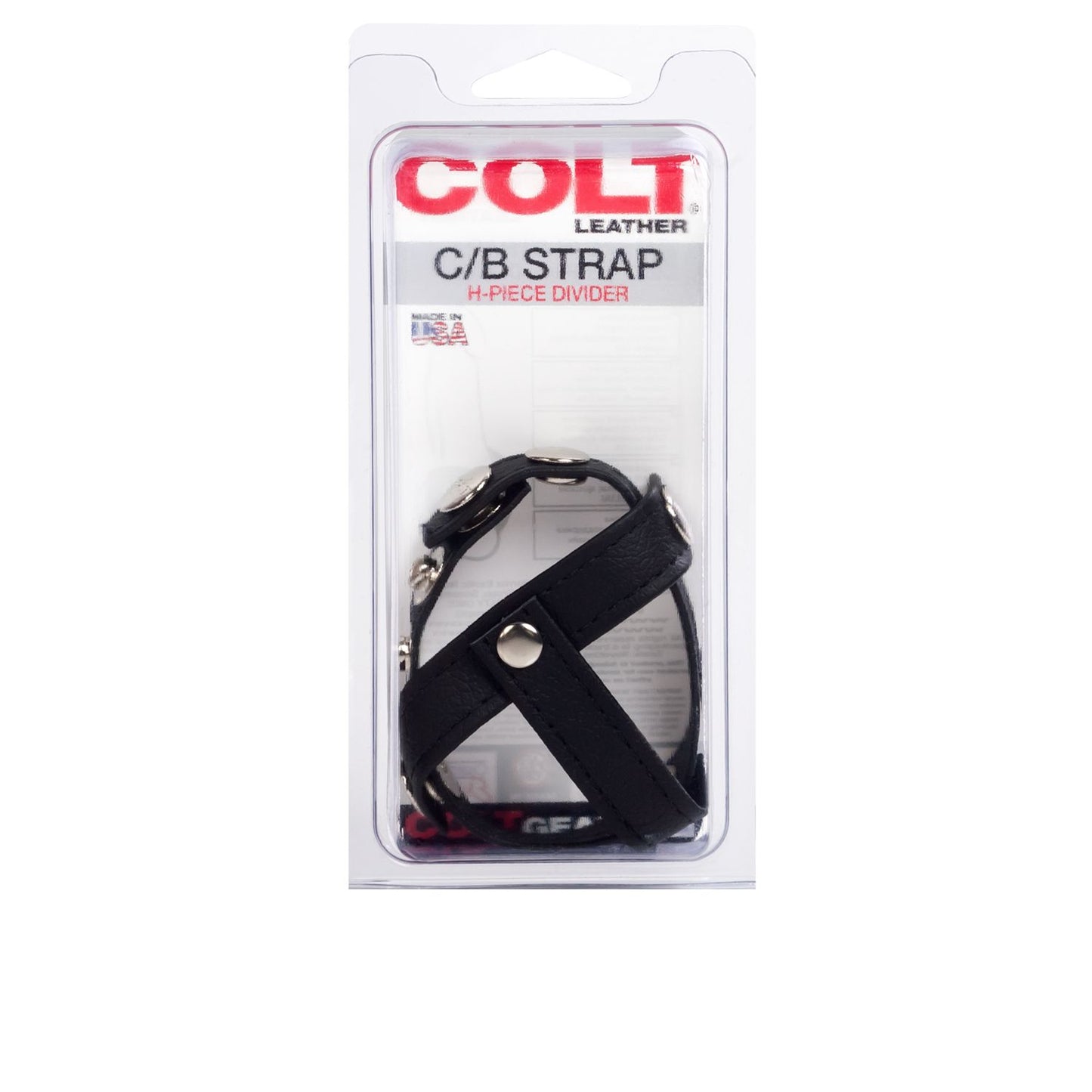 Colt Leather H-piece Anillo De Retención Ajustable Piel Para El Pene Testículo Leather Cock Ring