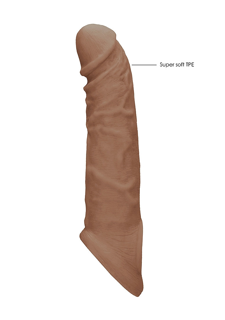 Funda Extensión Pene Más Grande 18cm Suave Y Flexible Penis Sheath - 8" / 20 cm