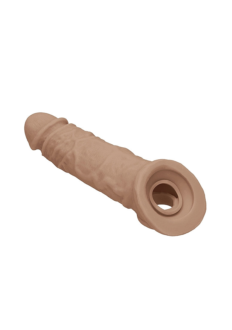 Funda Extensión Pene Más Grande 18cm Suave Y Flexible Penis Sheath - 8" / 20 cm