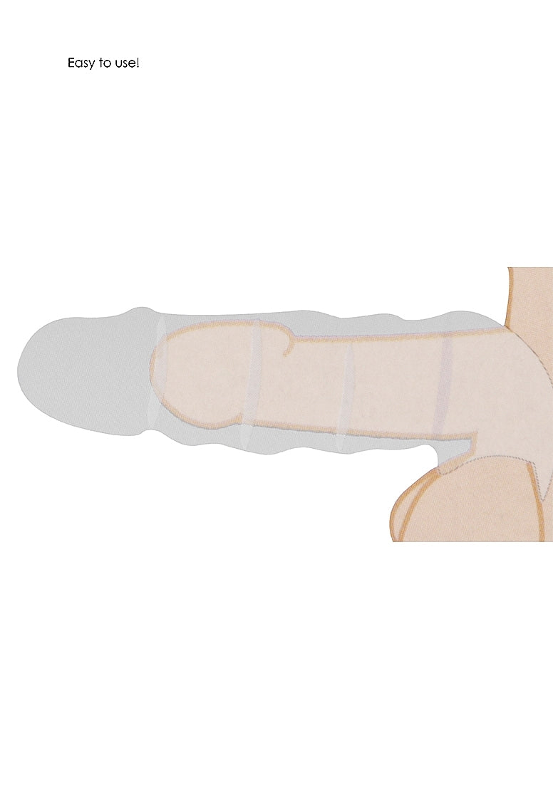 Funda Extensión Pene Más Grande 18cm Suave Y Flexible Penis Sheath - 8" / 20 cm
