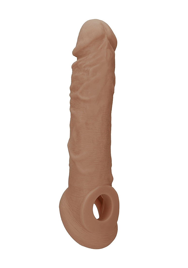 Funda Extensión Pene Más Grande 18cm Suave Y Flexible Penis Sheath - 8" / 20 cm