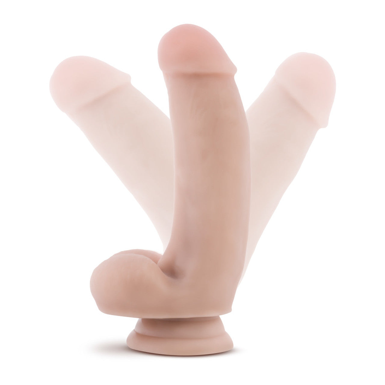 Dildo 17cm Consolador Unisex Anal Vaginal Flexible Loverboy - The Pizza Boy - Beige