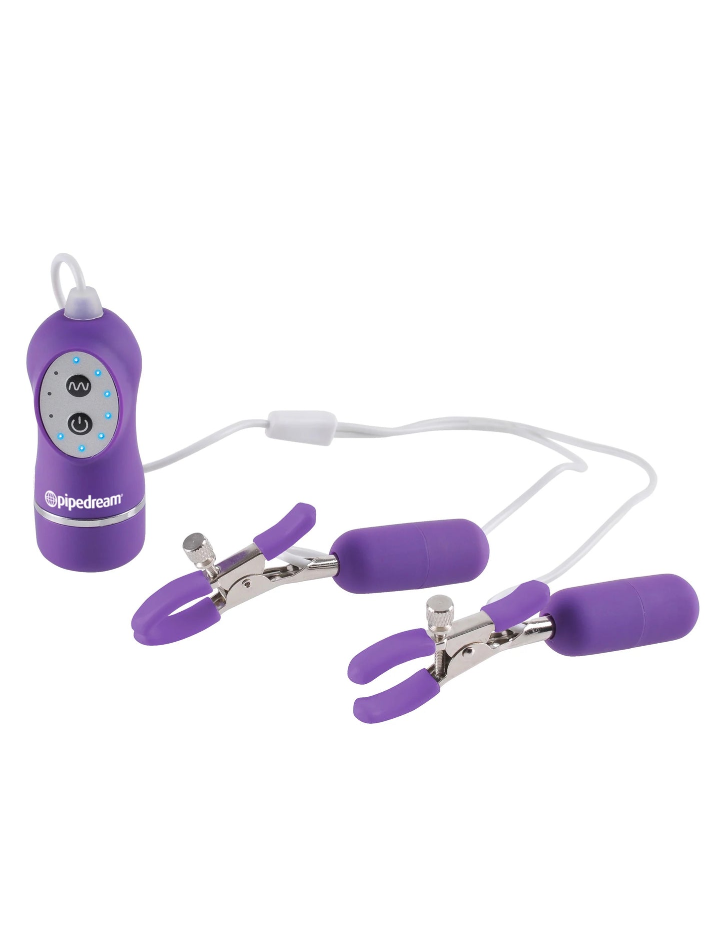 Pezoneras Vibrantes Vibradoras Para Pezones Erectar Seduce Fetish Fantasy Series - 10 Function Vibrating Nipple Clamps