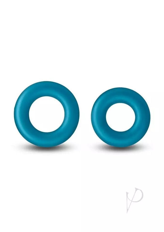 Anillo Pene Silicon Cock Ring Set Prolonga Erección Grande Erectus Teal