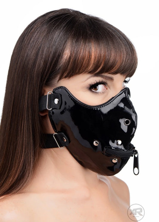 Antifaz Master Series Lektor Zipper Mouth Muzzle