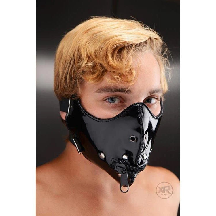 Antifaz Master Series Lektor Zipper Mouth Muzzle