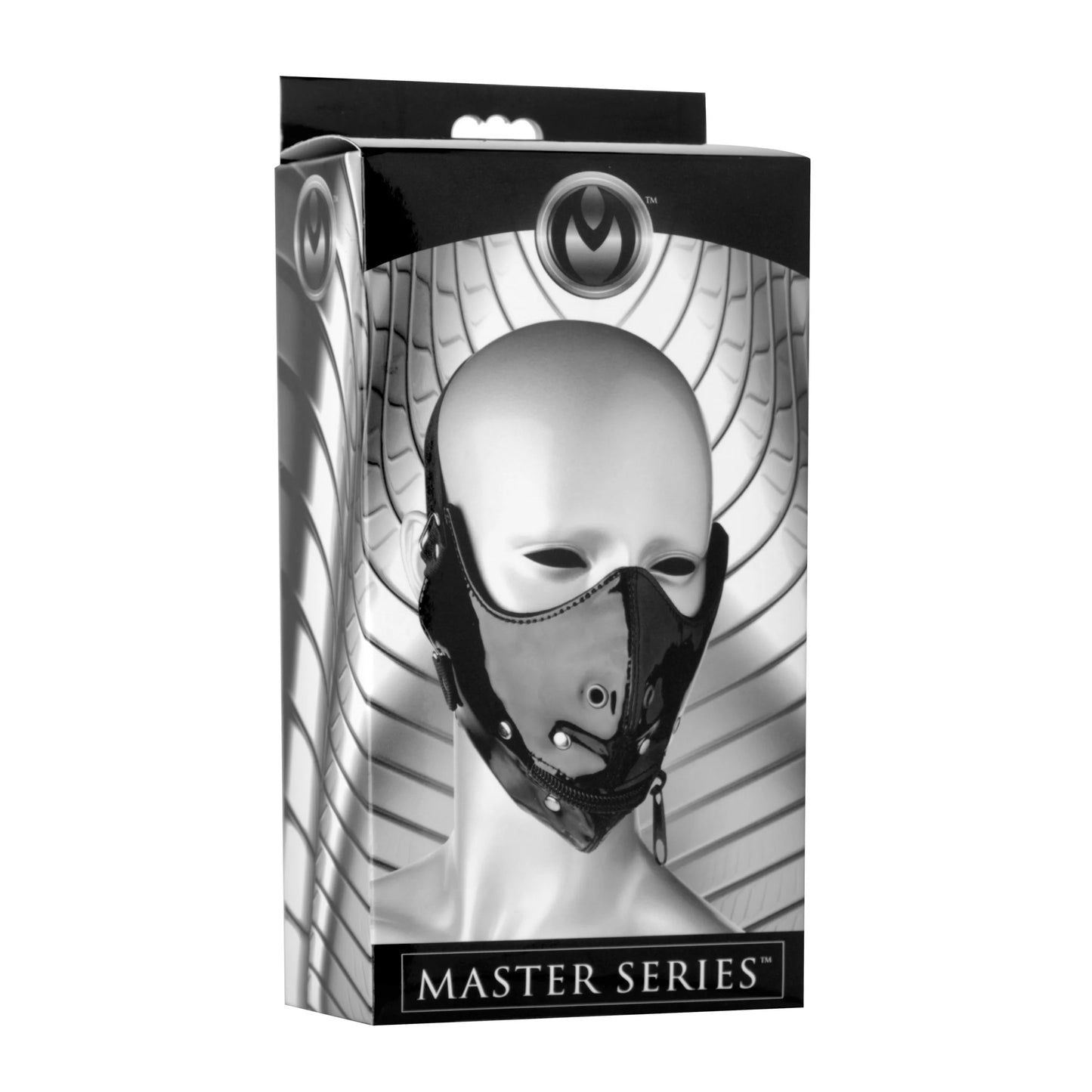 Antifaz Master Series Lektor Zipper Mouth Muzzle