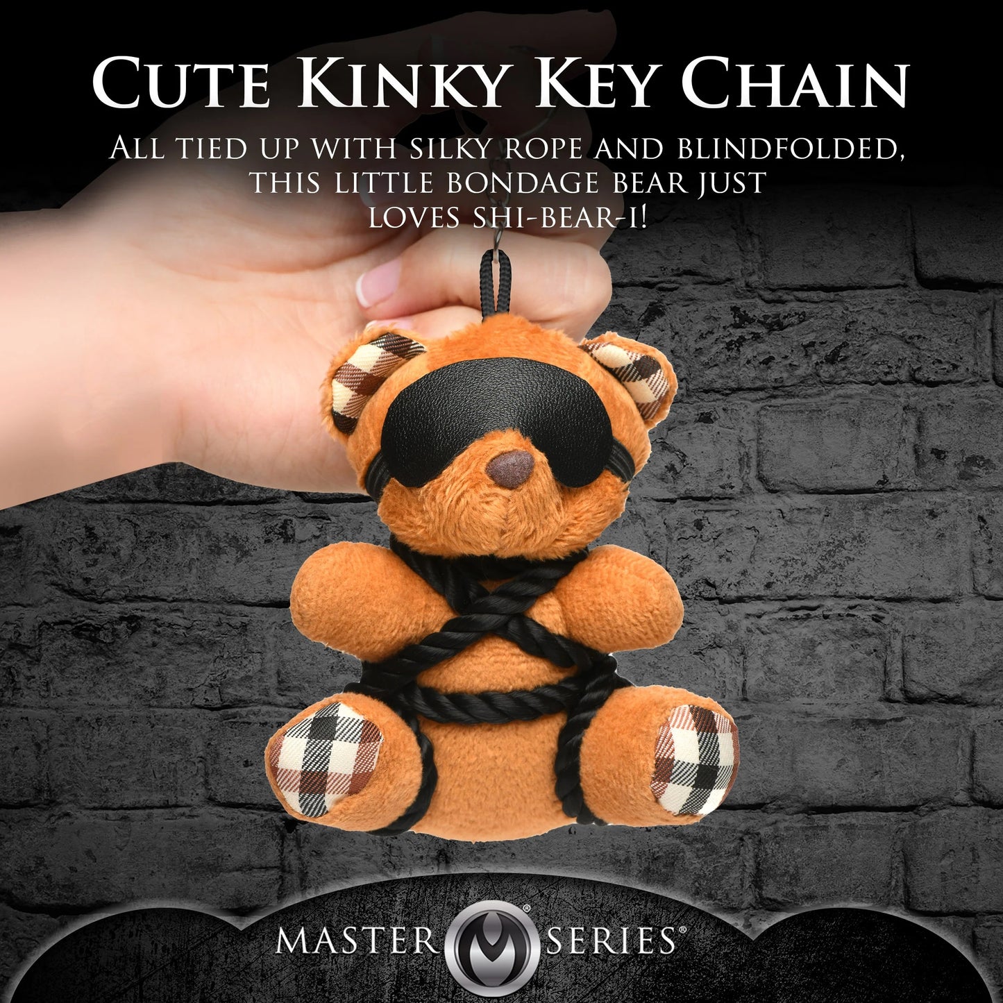 Oso Peluche Llavero Master Series Bound Teddy Bear Keychain