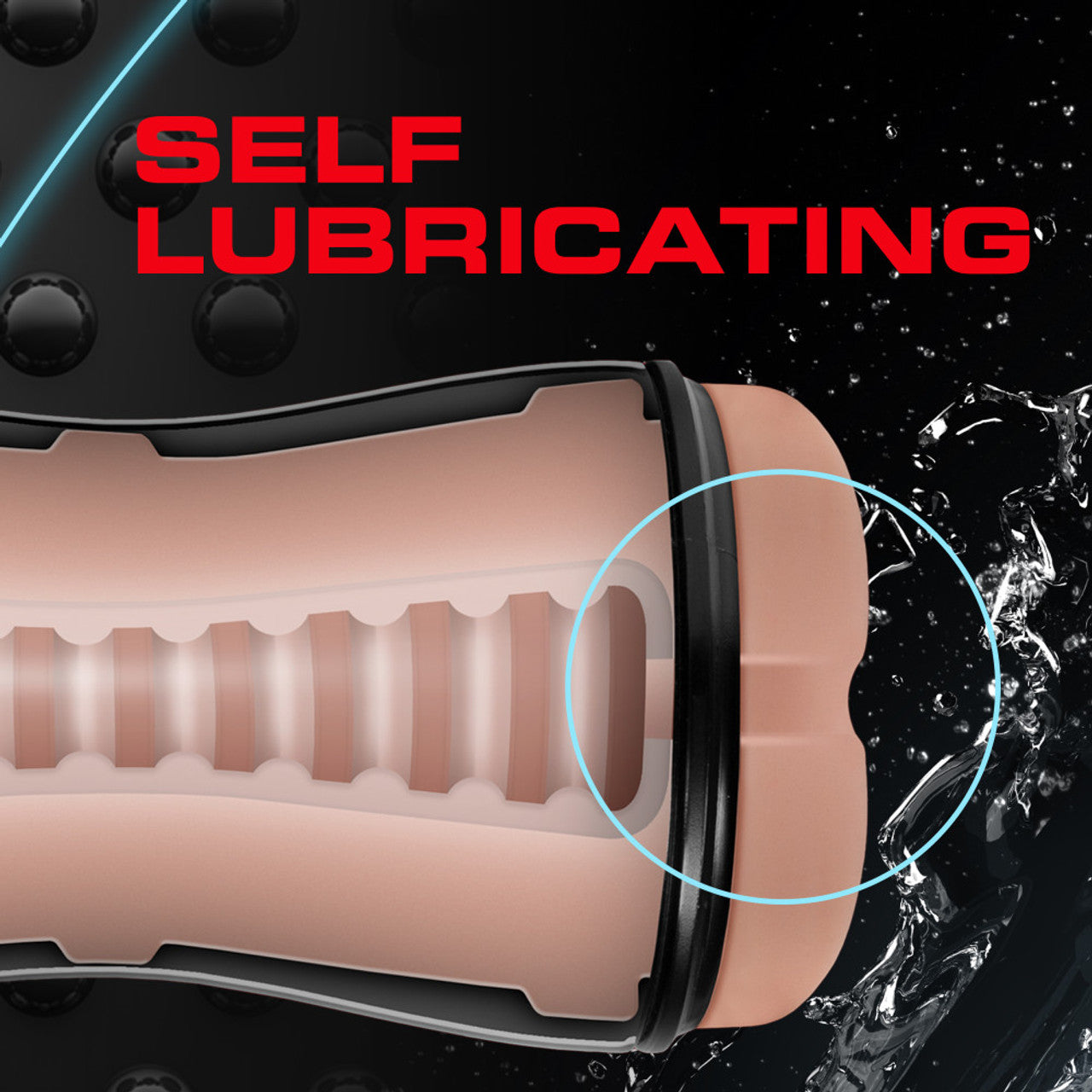 Masturbador Ano Masculino Apretado Suave Flexible Loverboy - Bad Boy Next Door - Self Lubricating Stroker - Beige