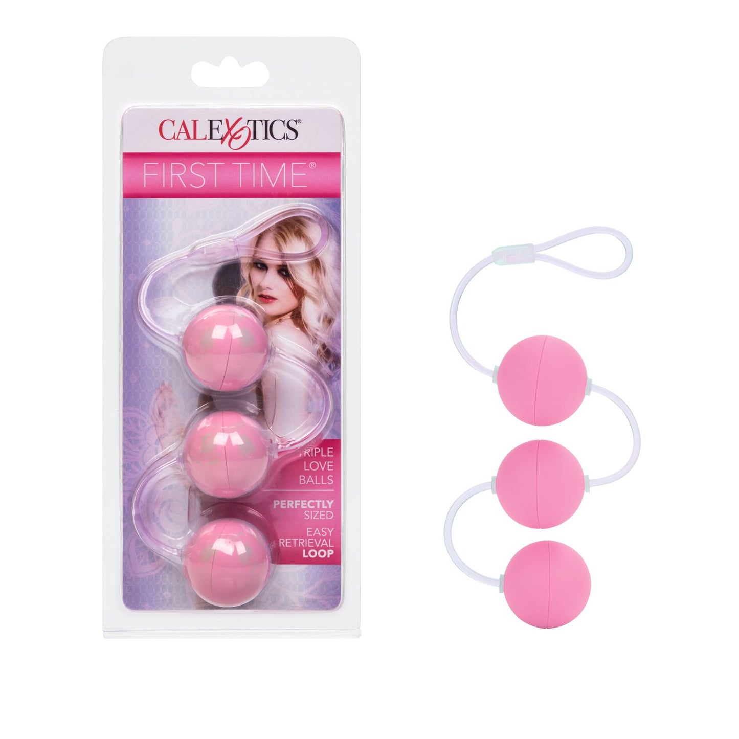 Triple First Time Bolitas Kegel Bola Ejercicios Piso Pelvico Control Vaginal Pink