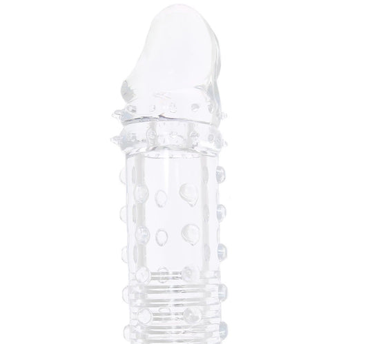 Funda Extensión Pene Textura Incrementar 5cm Engrosar Adonis Extension Clear