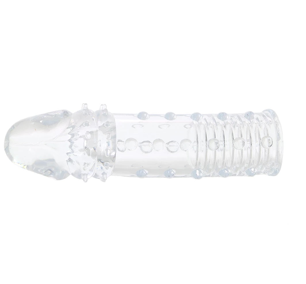 Funda Extensión Pene Textura Incrementar 5cm Engrosar Adonis Extension Clear