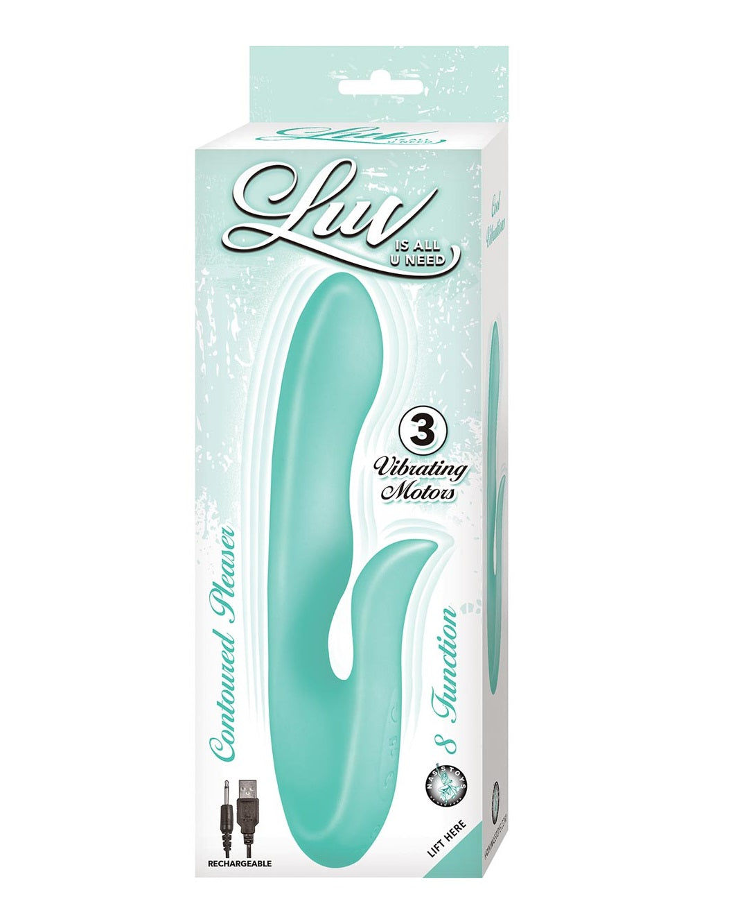 Vibrador Recargable Silicona Estimulador Vaginal Clítoris LUV CONTOURED PLEASER